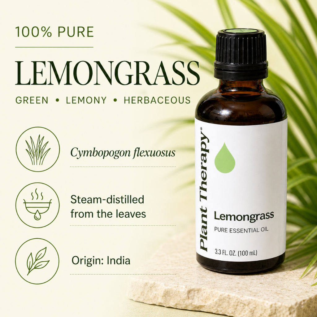 Plant Therapy Lemongrass Essential Oil