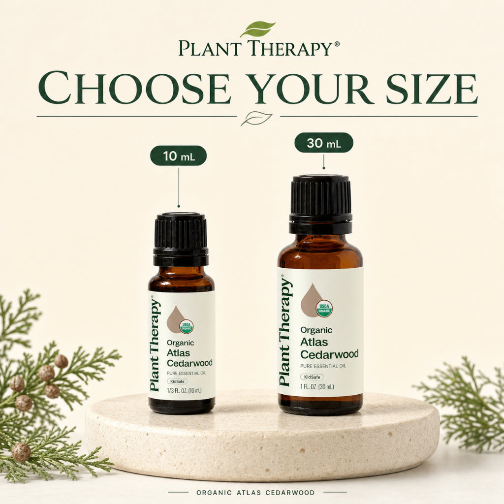 Plant Therapy Organic Cedarwood Atlas Essential Oil