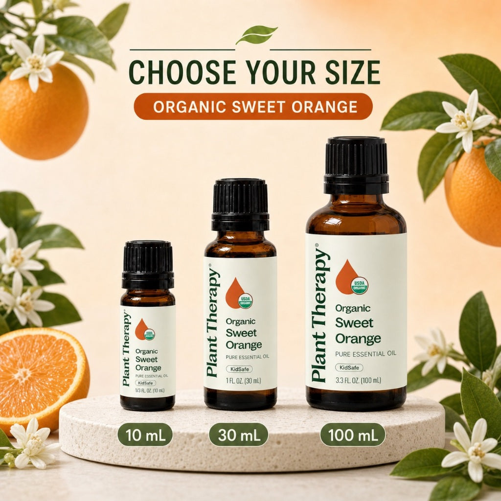 Plant Therapy Organic Sweet Orange Essential Oil