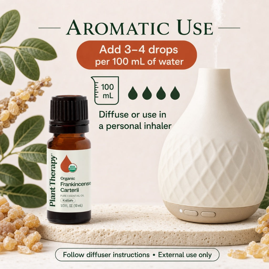 Plant Therapy Frankincense Organic Carteri Essential Oil