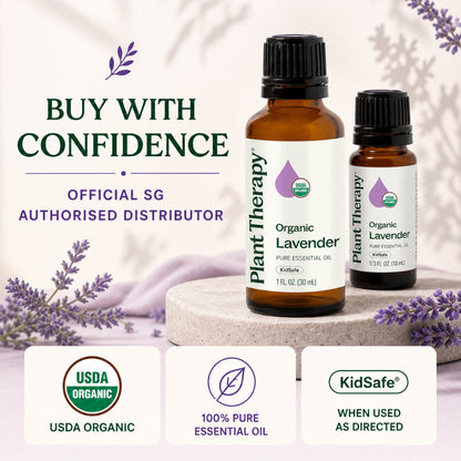 Plant Therapy Lavender Organic Essential Oil | Official SG Authorised Distributor