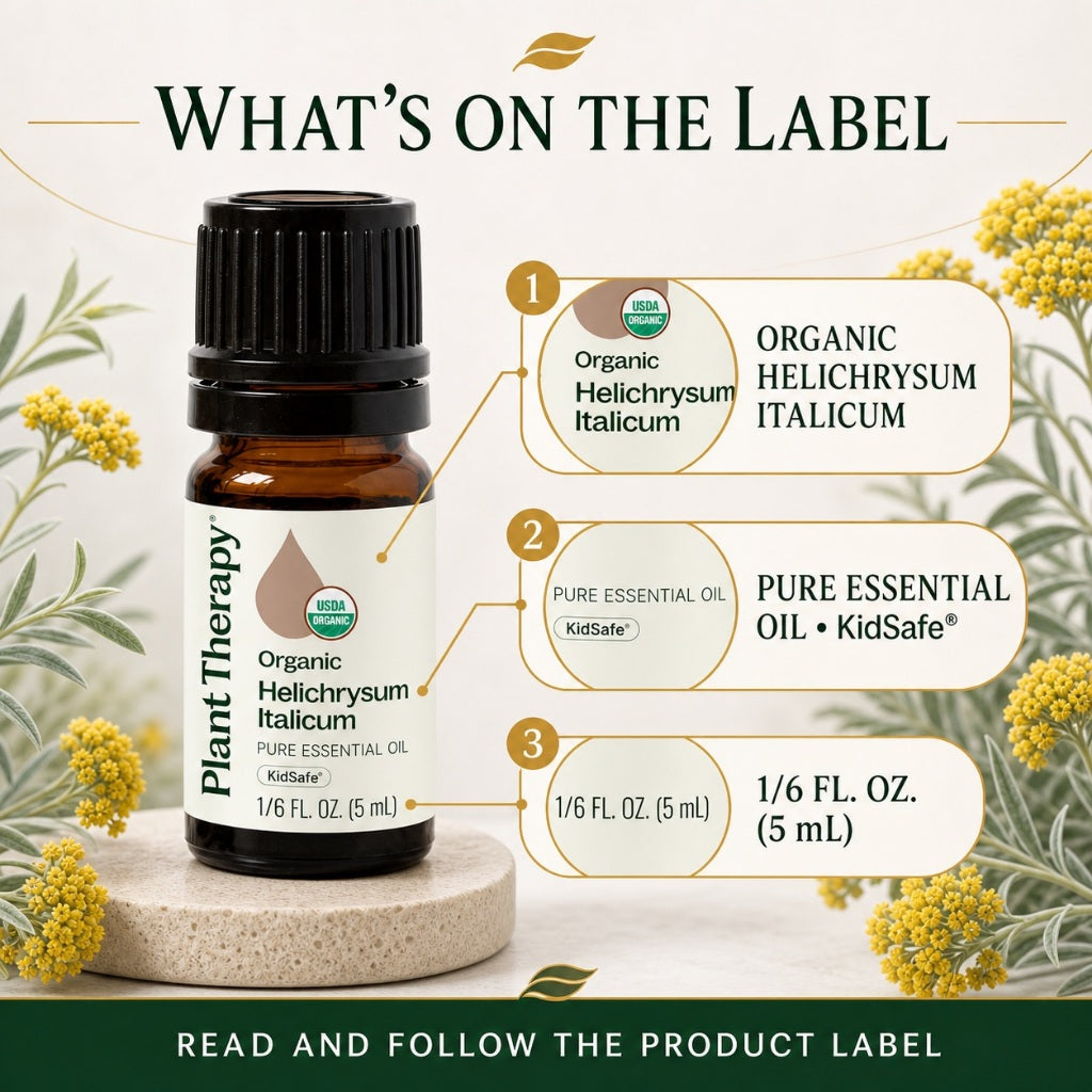 Plant Therapy Organic Helichrysum Italicum Essential Oil
