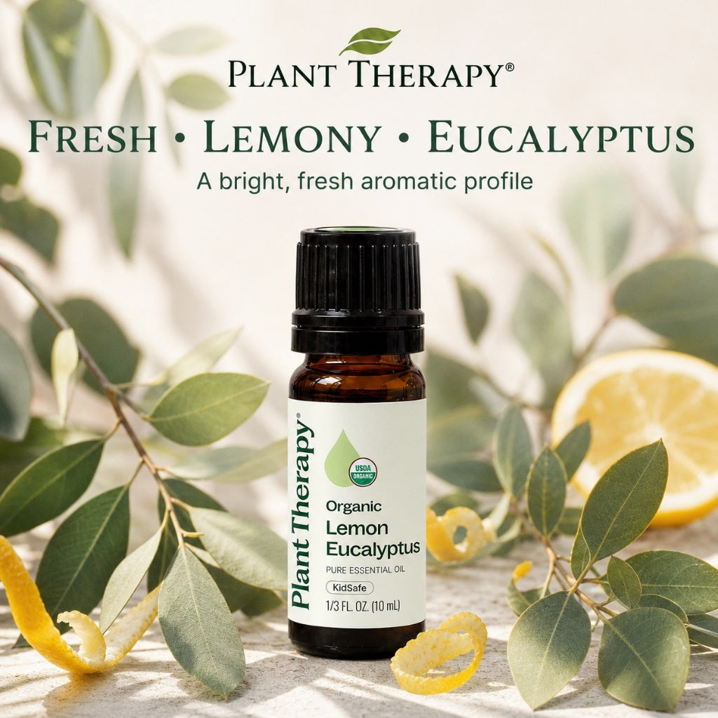 Plant Therapy Organic Lemon Eucalyptus Essential Oil