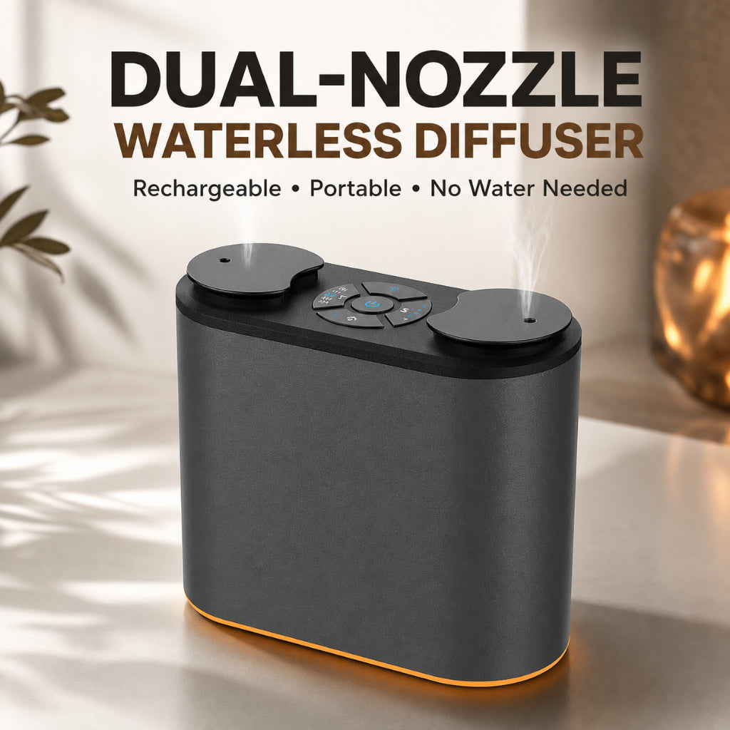 Rechargeable Dual Spray Nozzle Waterless Diffuser