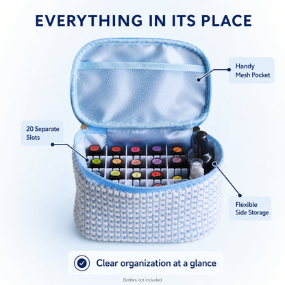 20-Slot Essential Oil Storage Case product image 6 – Nature Therapy Singapore