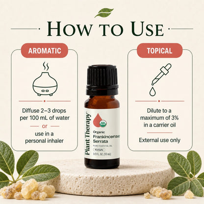 Plant Therapy Organic Frankincense Serrata Essential Oil
