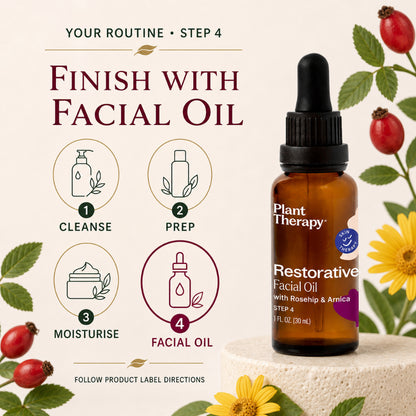 Plant Therapy Restorative Facial Oil with Arnica (Rosehip &amp; Grapeseed Face Oil)