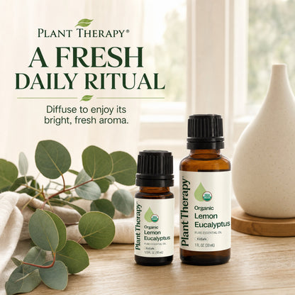 Plant Therapy Organic Lemon Eucalyptus Essential Oil