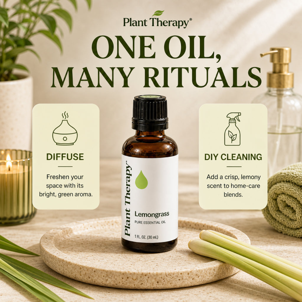 Plant Therapy Lemongrass Essential Oil