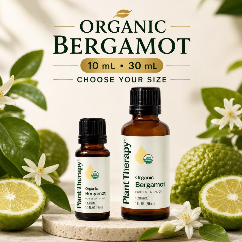 Plant Therapy Organic Bergamot Essential Oil