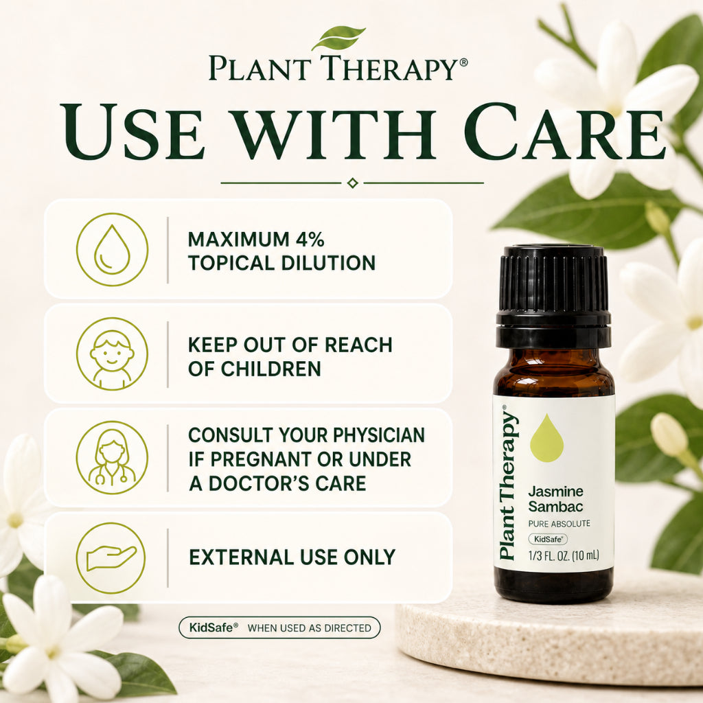 Plant Therapy Jasmine Sambac Pure Absolute Essential Oil