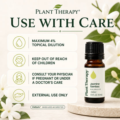 Plant Therapy Jasmine Sambac Pure Absolute Essential Oil