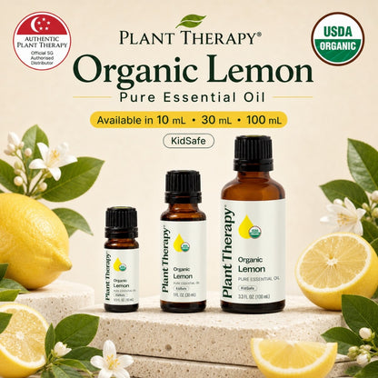 Plant Therapy Organic Lemon Essential Oil