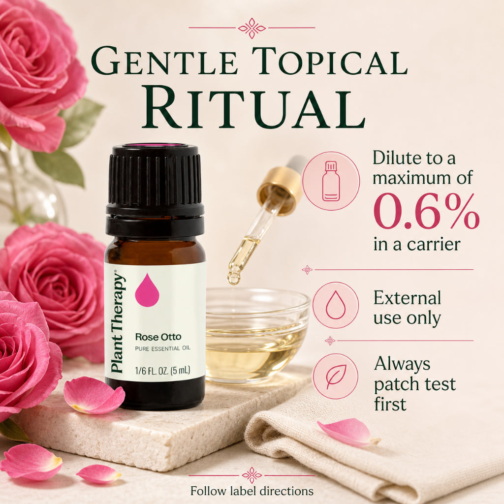 Plant Therapy Rose Otto Essential Oil