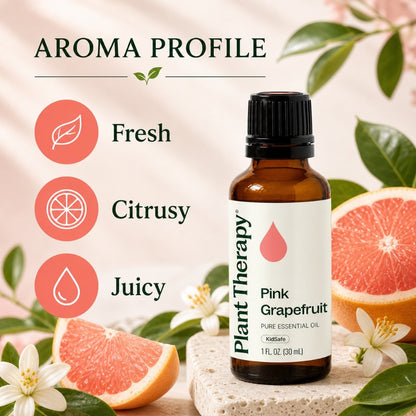 Plant Therapy Grapefruit Pink Essential Oil