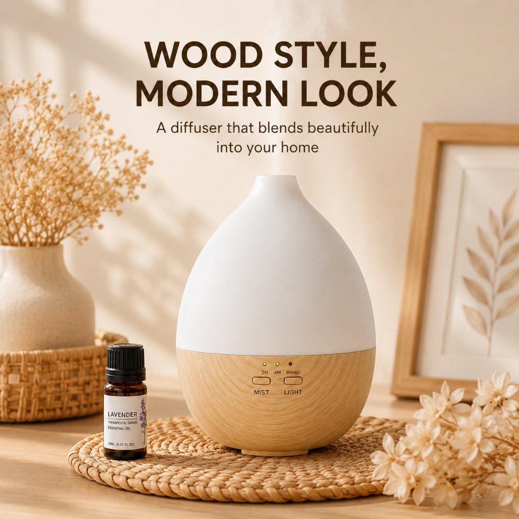 200ml Raindrop Style Ultrasonic Aroma Diffuser