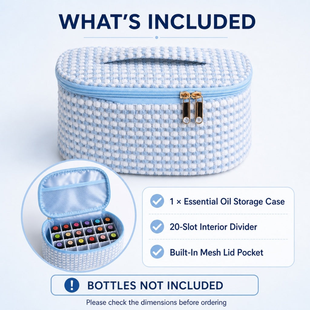 20-Slot Essential Oil Storage Case product image 8 – Nature Therapy Singapore