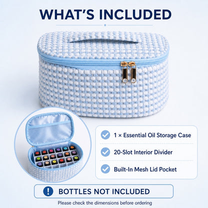 20-Slot Essential Oil Storage Case product image 8 – Nature Therapy Singapore