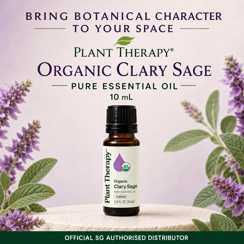 Plant Therapy Organic Clary Sage Essential Oil 10ml
