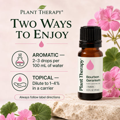 Plant Therapy Geranium Bourbon Essential Oil