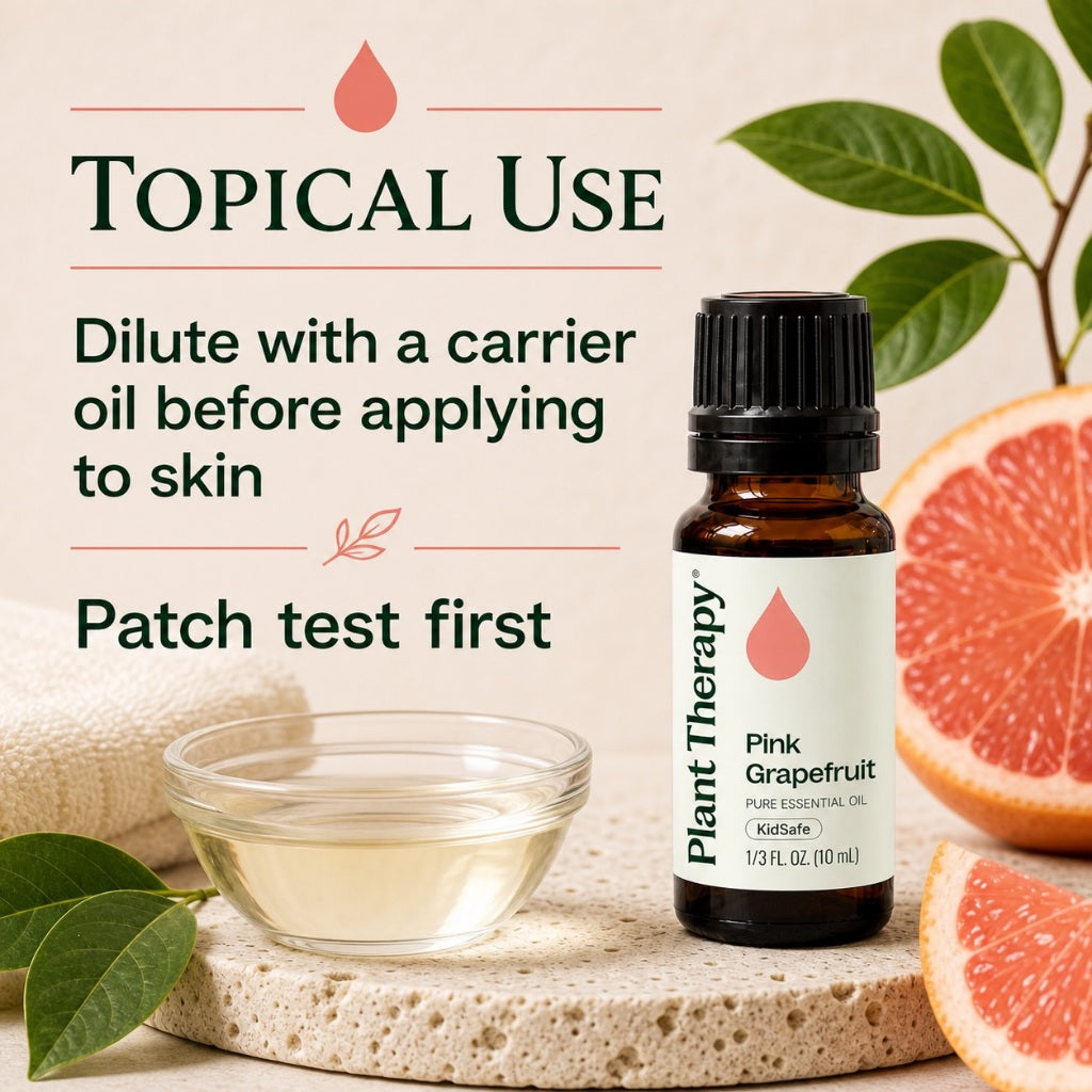 Plant Therapy Grapefruit Pink Essential Oil