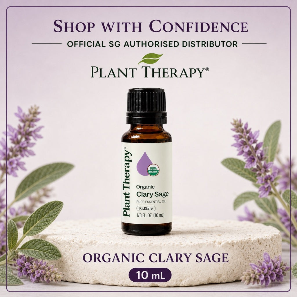 Plant Therapy Organic Clary Sage Essential Oil 10ml
