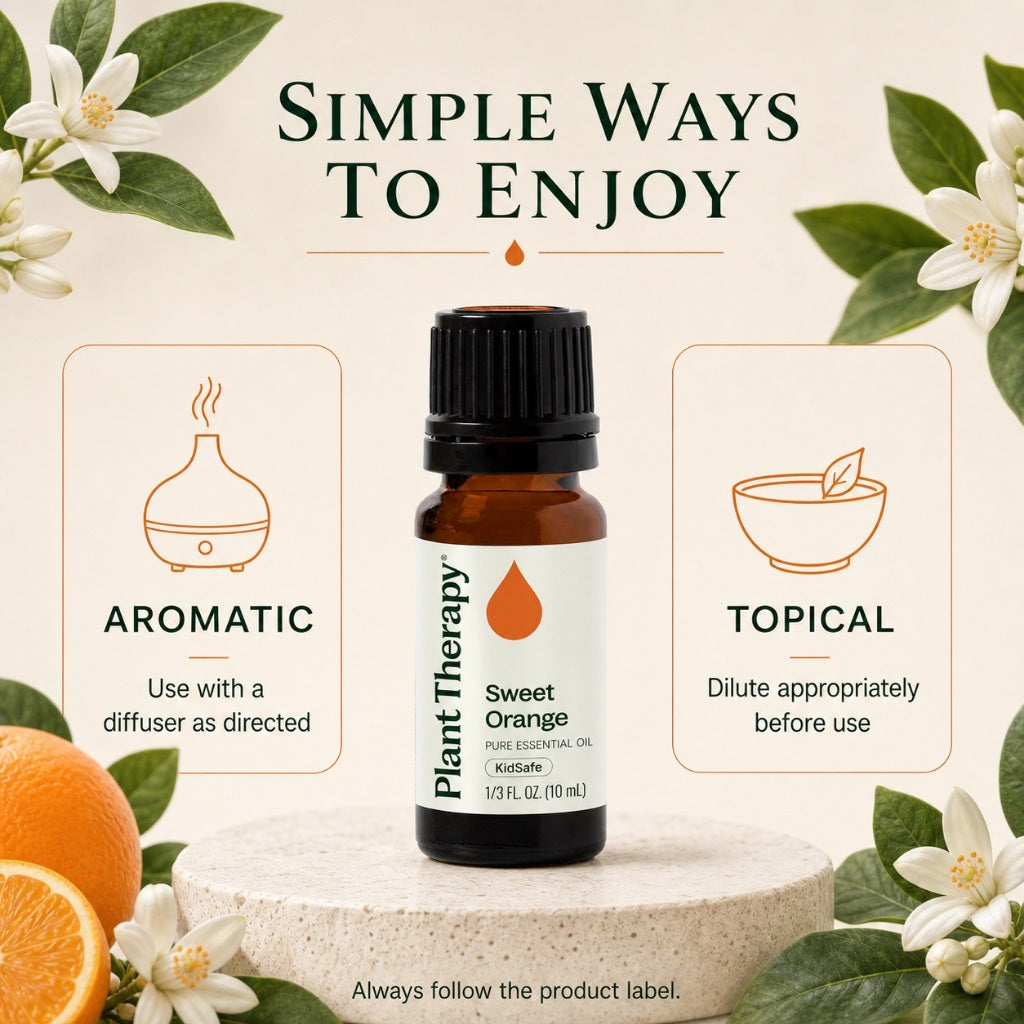 Plant Therapy Sweet Orange Essential Oil