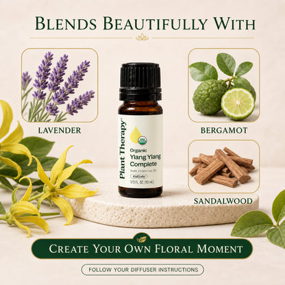 Plant Therapy Organic Ylang Ylang Complete Essential Oil