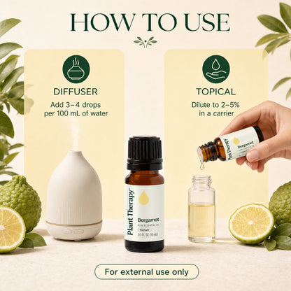 Plant Therapy Bergamot Essential Oil