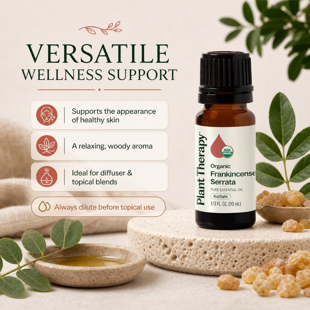 Plant Therapy Organic Frankincense Serrata Essential Oil