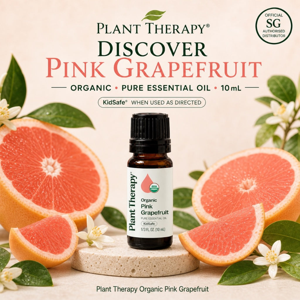 Plant Therapy Grapefruit Pink Organic Essential Oil