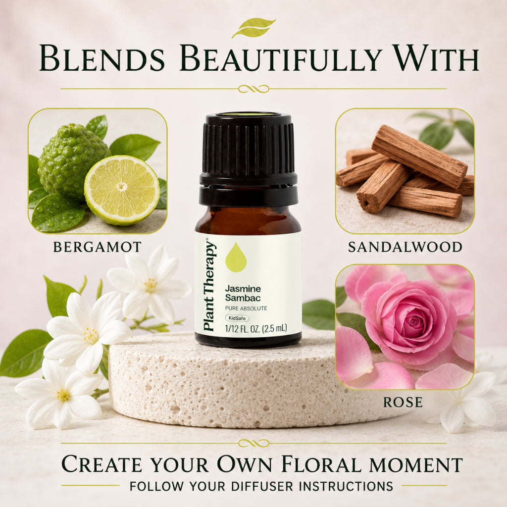 Plant Therapy Jasmine Sambac Pure Absolute Essential Oil