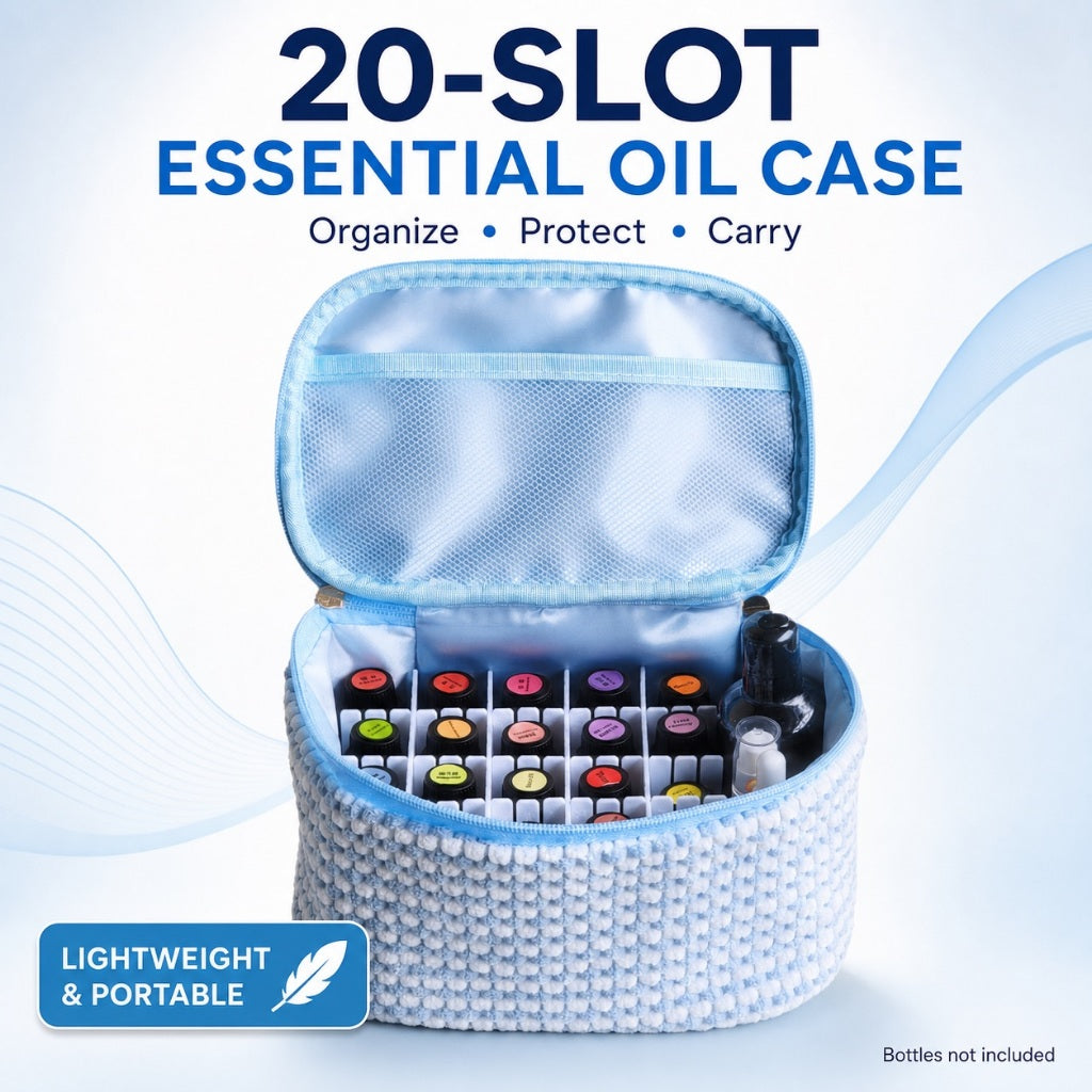 20-Slot Essential Oil Storage Case product image 1 – Nature Therapy Singapore