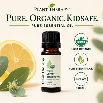 Plant Therapy Organic Lemon Eucalyptus Essential Oil