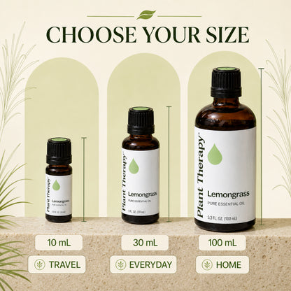 Plant Therapy Lemongrass Essential Oil
