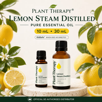 Plant Therapy Lemon Steam Distilled Essential Oil