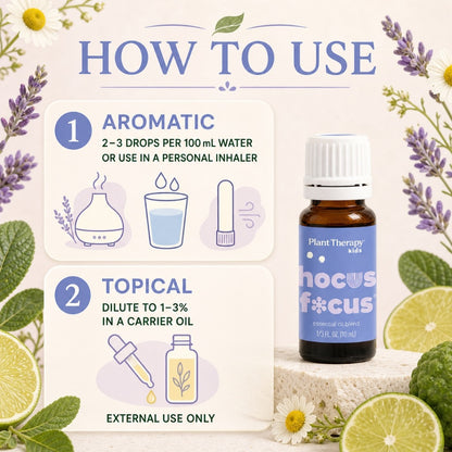 Plant Therapy Hocus Focus KidSafe Essential Oil