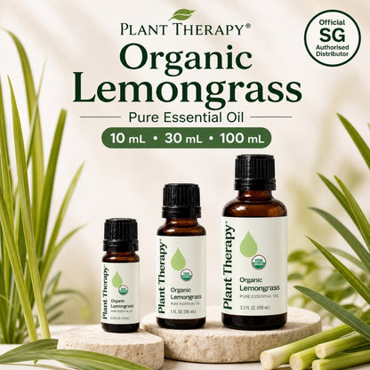Plant Therapy Organic Lemongrass Essential Oil