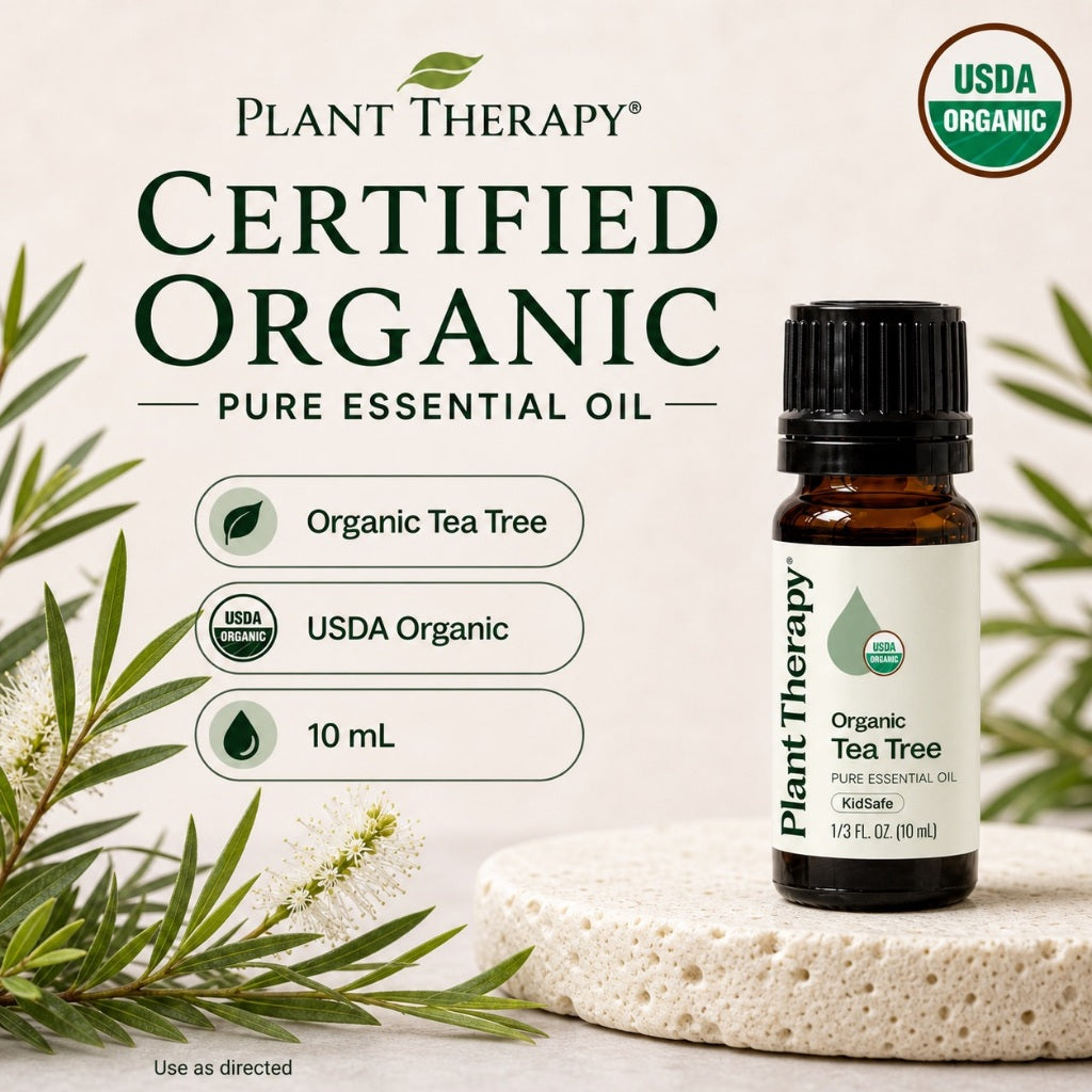 Plant Therapy Organic Tea Tree Essential Oil