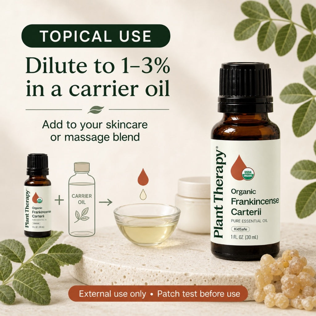 Plant Therapy Frankincense Organic Carteri Essential Oil