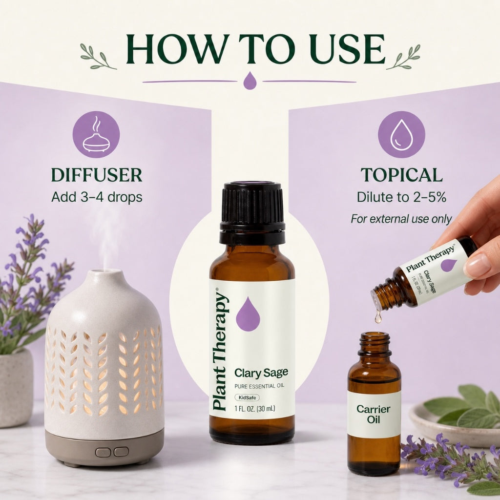 Plant Therapy Clary Sage Essential Oil