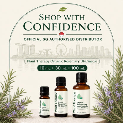 Plant Therapy Organic Rosemary 1,8-Cineole Essential Oil