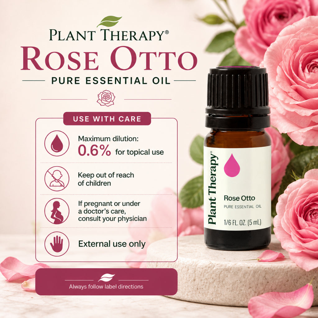Plant Therapy Rose Otto Essential Oil