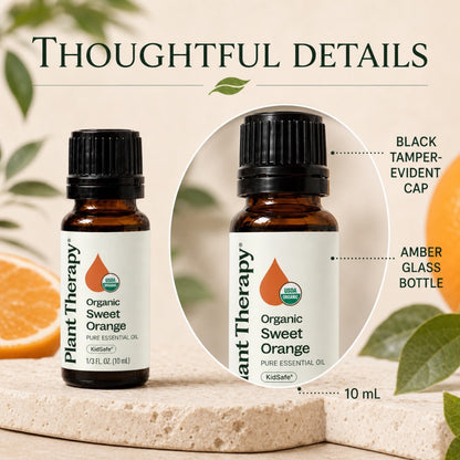 Plant Therapy Organic Sweet Orange Essential Oil