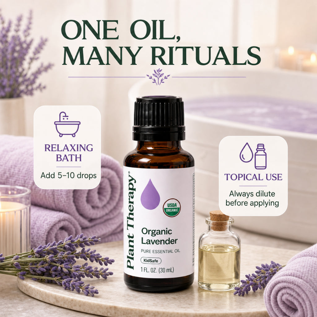Plant Therapy Lavender Organic Essential Oil | Official SG Authorised Distributor