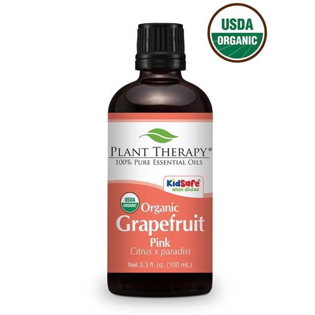 Plant Therapy Grapefruit Pink Organic Essential Oil