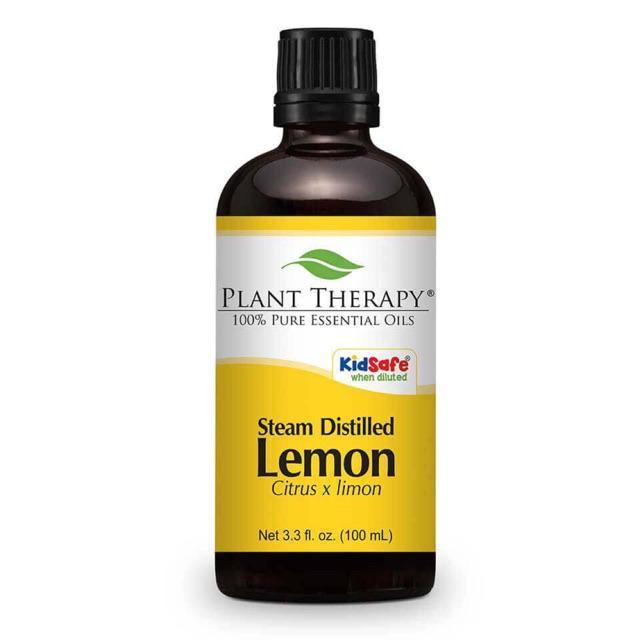 Plant Therapy Lemon Steam Distilled Essential Oil