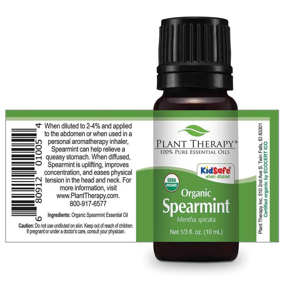 Plant Therapy Spearmint Organic Essential Oil